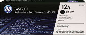 Картридж HP LJ1010/LJ1020/ LJ3050 2000 стр. 2шт/уп, купить в Краснодаре