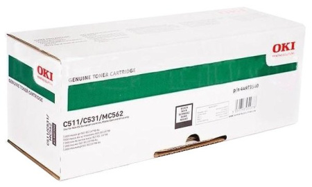 Tонер-картридж черный OKI C511/531/MC562, купить в Краснодаре