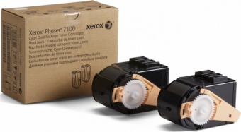 Тонер-картридж Xerox Phaser 7100N, 9000 стр. голубой, купить в Краснодаре