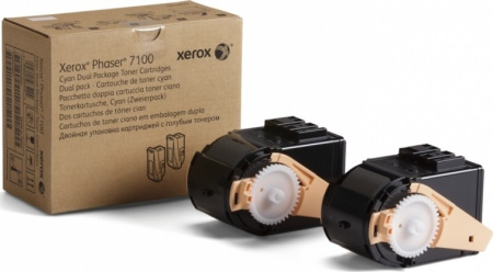 Тонер-картридж Xerox Phaser 7100N, 9000 стр. голубой, купить в Краснодаре