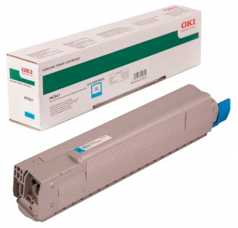 Тонер-картридж голубой Xerox (10000 стр.) OKI MC861, купить в Краснодаре