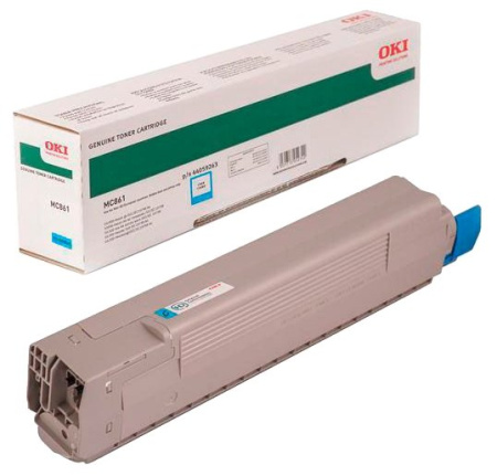 Тонер-картридж голубой Xerox OKI MC861, купить в Краснодаре