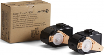 Тонер-картридж черный Xerox Phaser 7100N, 9000 стр. желтый, купить в Краснодаре