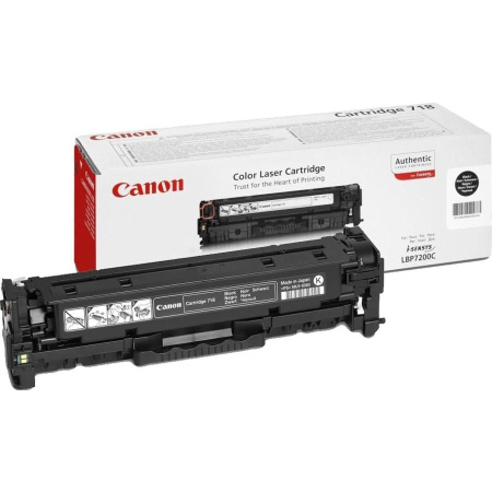 Тонер-картридж 718 Bk черный Canon LBP 72../76../MF 83../85.., купить в Краснодаре