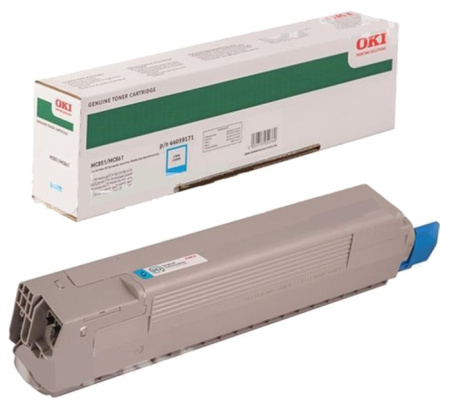 Тонер-картридж голубой Xerox (7,3К) OKI MC851/861, купить в Краснодаре