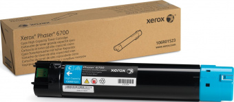 Тонер-картридж голубой Xerox(12000 СТР) PH6700, 12000 стр. голубой, купить в Краснодаре