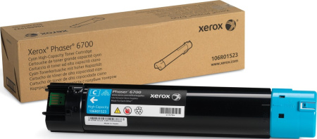 Тонер-картридж голубой Xerox PH6700, 12000 стр. голубой, купить в Краснодаре