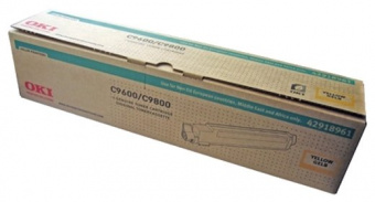 Tонер-картридж Oki C9600/C9800 желтый 15000 стр., купить в Краснодаре