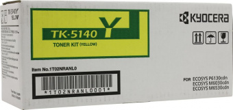 Тонер-картридж Kyocera M6030cdn/M6530cdn желтый type TK5140Y 5000 стр, купить в Краснодаре