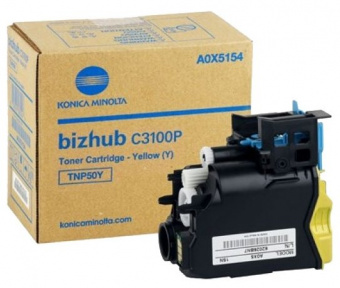 Тонер-картридж желтый TNP-50Y Konica-Minolta bizhub C3100P, купить в Краснодаре
