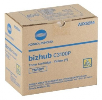 Тонер-картридж желтый TNP-50Y Konica-Minolta bizhub C3100P, купить в Краснодаре