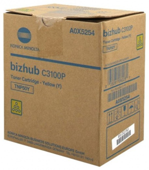 Тонер-картридж желтый TNP-50Y Konica-Minolta bizhub C3100P, купить в Краснодаре
