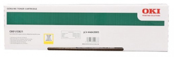 Тонер-картридж Oki C801N/1821N желтый 7300 стр., купить в Краснодаре