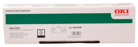 Тонер-картридж Oki C801N/1821N черный 7300 стр., купить в Краснодаре