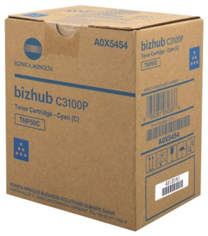Тонер-картридж голубой TNP-50C Konica-Minolta bizhub C3100P, купить в Краснодаре