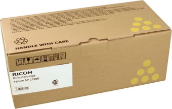 Принт-картридж жёлтый тип SPC220E Ricoh Aficio SPC220N/S/221N/SF/222DN/SF/240DN/SF (2300стр), купить в Краснодаре