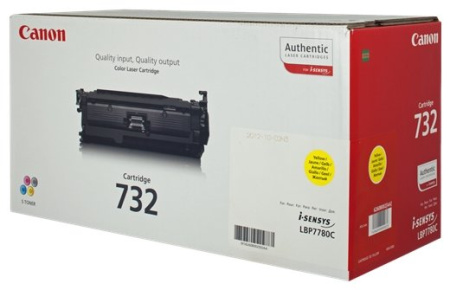 Тонер-картридж CANON CRG 732 Y EUR, купить в Краснодаре