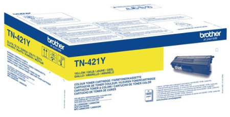 Тонер-картридж TN-421Y для Brother HLL8260CDW/DCPL8410CDW/MFCL8690CDW желтый, купить в Краснодаре