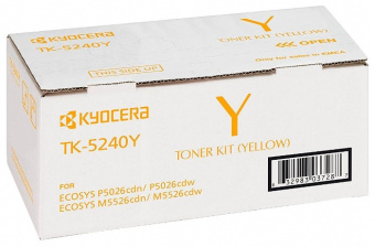 Тонер-картридж TK-5240Y Kyocera Mita P5026cdn/cdw, M5526cdn/cdw (3000стр), купить в Краснодаре