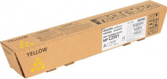 Тонер-картридж жёлтый тип MPC2551HE Ricoh Aficio MPC2050/C2550/С2051/С2551 (9500стр), купить в Краснодаре