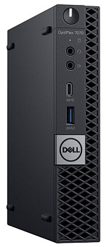 Компьютер Dell OptiPlex 7070 Dell Optiplex 7070 SFF Intel Core i7 9700(3Ghz)/8192Mb/1000+256SSDGb/DVDrw/Ext:AMD Radeon RX 550(4096Mb)/war 3y/black/W10Pro (7070-6770)