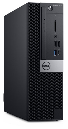 Компьютер Dell OptiPlex 7070 Dell Optiplex 7070 SFF Intel Core i7 9700(3Ghz)/8192Mb/256SSDGb/DVDrw/UHD 630/war 3y/black/Linux/TPM (7070-2011), купить в Краснодаре