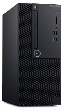 Компьютер Dell OptiPlex 3070 Dell Optiplex 3070 MT Intel Core i3 9100(3.6Ghz)/8192Mb/1000Gb/DVDrw/Int:Intel UHD Graphics 630/war 1y/7.93kg/black/W10Pro (3070-5505)