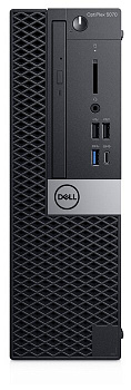 Компьютер Dell OptiPlex 5070 Dell Optiplex 5070 SFF Intel Core i5 9500(3Ghz)/8192Mb/256SSDGb/DVDrw/Int:Intel UHD Graphics 630/war 3y/5.26kg/black/W10Pro (5070-4807)
