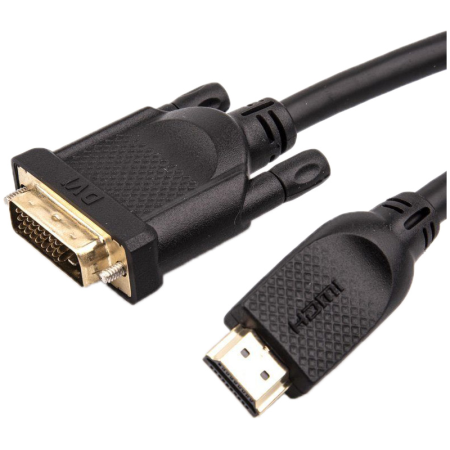 Кабель VCOM HDMI (m) - DVI-D (m) 1.8м, купить в Краснодаре