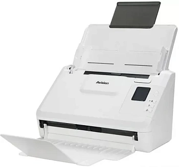 AD340GN Документ-сканер, цветной, двусторонний, 40 стр./мин, ADF 50, A4, USB 3.2, Ethernet, нагрузка 8000 стр./день Avision 000-1003-02G