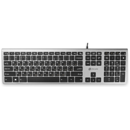 Клавиатура Oklick 890S серый Oklick 1784239, купить в Краснодаре
