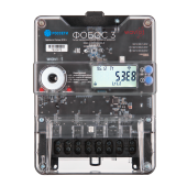 Счетчик электрической энергии статический трехфазный ФОБОС 3Т 230В 5(10)А IQORLМ-A (трансформаторного включения по току), купить в Краснодаре