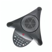 Терминал аудиоконференцсвязи SoundStation2 (analog) conference phone with display. Non-expandable. Includes 220V-240V AC power/telco module, power cor, купить в Краснодаре