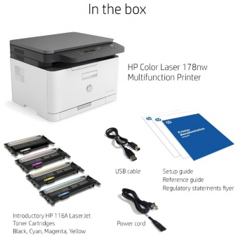 МФУ лазерное цветное HP Color Laser 178nw, купить в Краснодаре