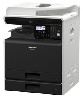 Аппарат Sharp C-CUBE BP20C20EU цвет, A3, 20 стр/мин, автопод  RSPF(100), дупл, сеть, 2Гб, 8Гб(SSD), A3W(256г/м), 1x250л(доб.тонеры), купить в Краснодаре