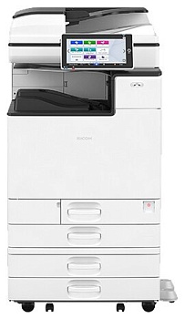 Аппарат Ricoh IM C2500, A3, цветной, 2Гб, 25стр/мин, дуплекс, GigaLAN, 550x2, HDD320, PS, ARDF100, с девелопером, без тонера (МФУ)