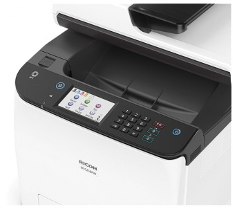 Аппарат Ricoh LE M С250FW, A4, цветной, 256Мб, 25стр/мин, дуплекс, факс, SPDF50, PCL, PS3, LAN, WiFi, старт.картр.(1000стр), самозапуск, купить в Краснодаре