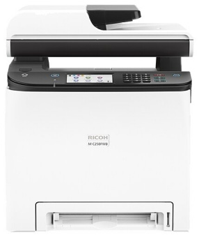 Аппарат Ricoh LE M С250FWB, A4, цветной, 256Мб, 25стр/мин, дуплекс, факс, SPDF50, PCL, PS3, LAN, WiFi, старт.картр.(1000стр), самозапуск, купить в Краснодаре