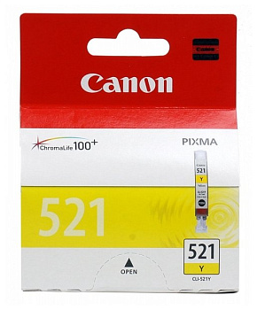 Картридж CANON CLI-521 Y IJ CART EMB (2936B004)