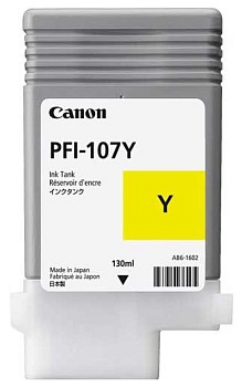 Картридж желтый PFI-107 Y для Canon iPF680/685/780/785 (130ml)