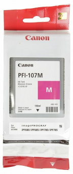 Картридж пурпурный PFI-107 M для Canon iPF680/685/780/785 (130ml), купить в Краснодаре