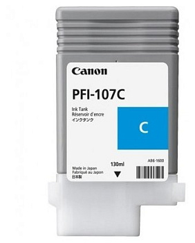 Картридж голубой PFI-107 C для Canon iPF680/685/780/785 (130ml)