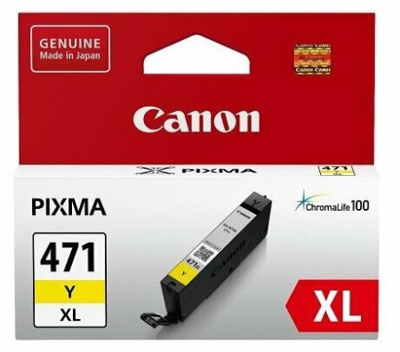 Картридж CANON CLI-471XL Y (0349C001), купить в Краснодаре