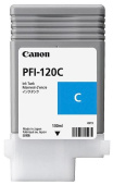 Картридж Canon PFI-120C (cyan), 130 мл для TM-200/205/300/305, купить в Краснодаре