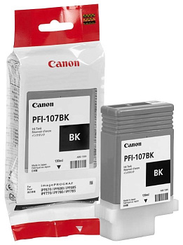 Картридж черный PFI-107 BK для Canon iPF680/685/780/785 (130ml)