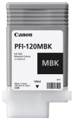 Картридж Canon PFI-120MBK (matte black), 130 мл для TM-200/205/300/305, купить в Краснодаре