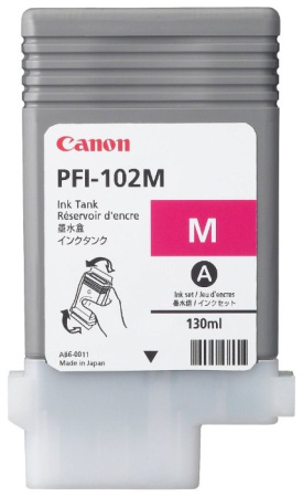 Картридж пурпурный PFI-102M для Canon iPF500/600/610/700/710 (130 ml), купить в Краснодаре
