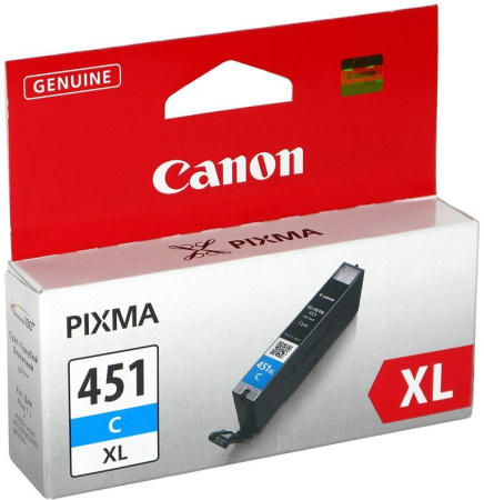 Картридж Canon голубой CLI-451XL C для Canon PIXMA iP7240/MG5440/6340/6440, купить в Краснодаре