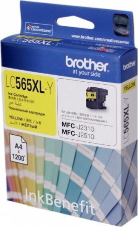Картридж Brother MFCJ2510 Yellow 1200стр., купить в Краснодаре