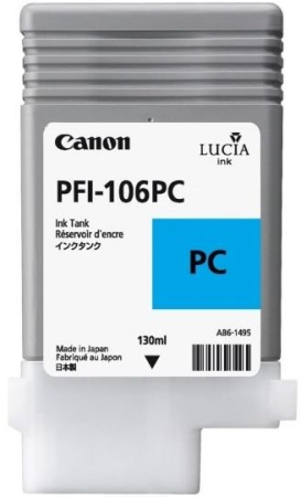 Картридж Canon PFI-106PC Photo Cyan, купить в Краснодаре